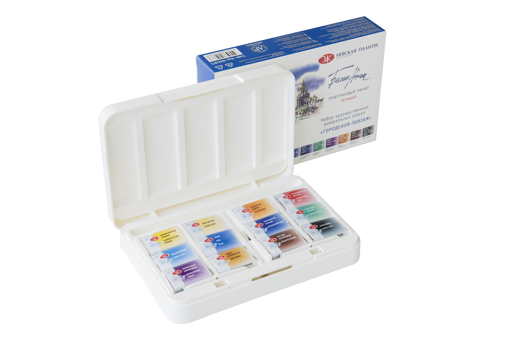 Acuarelas White Nights set Paisaje urbano - Image 2