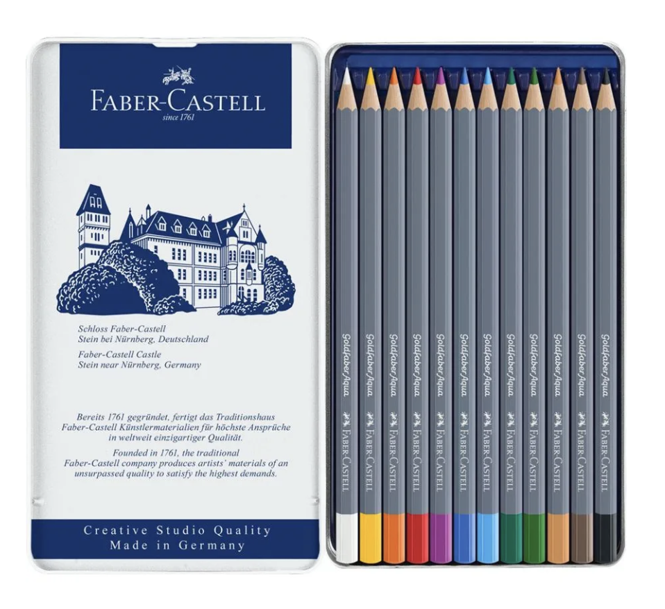 Set Lapices Acuareleables Faber Castell Goldfaber Aqua - Image 2