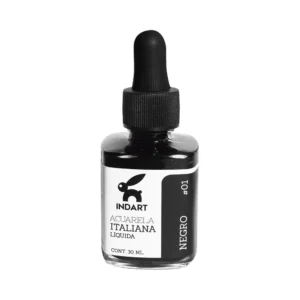 NEGRO-01.jpg.webp Acuarela Liquida Indart 30 ml